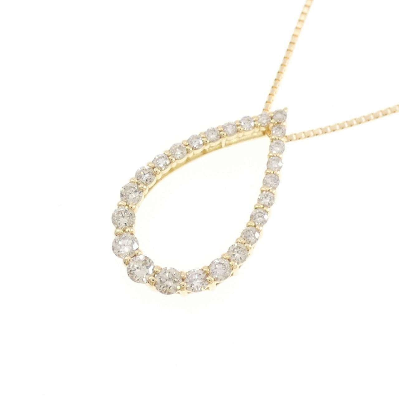 K18YG ダイヤモンド ネックレス 0.50CT