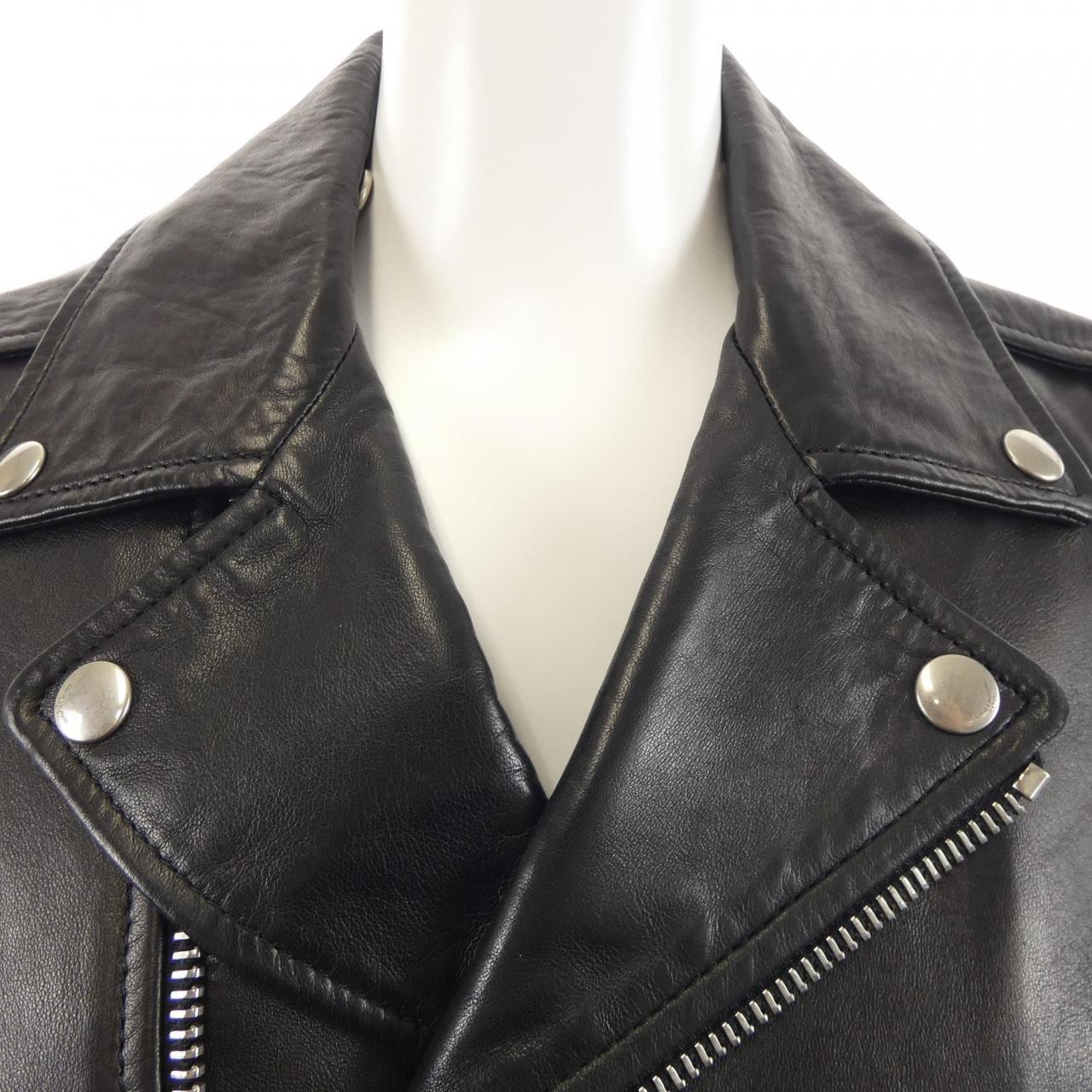 サンローラン SAINT LAURENT クラシックモーターサイクル 397287 Y5YA2 レザーライダースジャケット