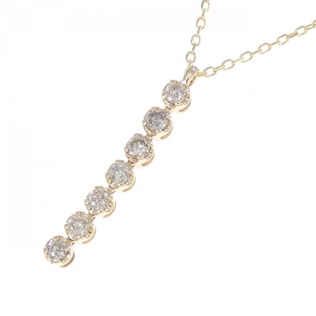 K10YG ダイヤモンド ネックレス 0.20CT