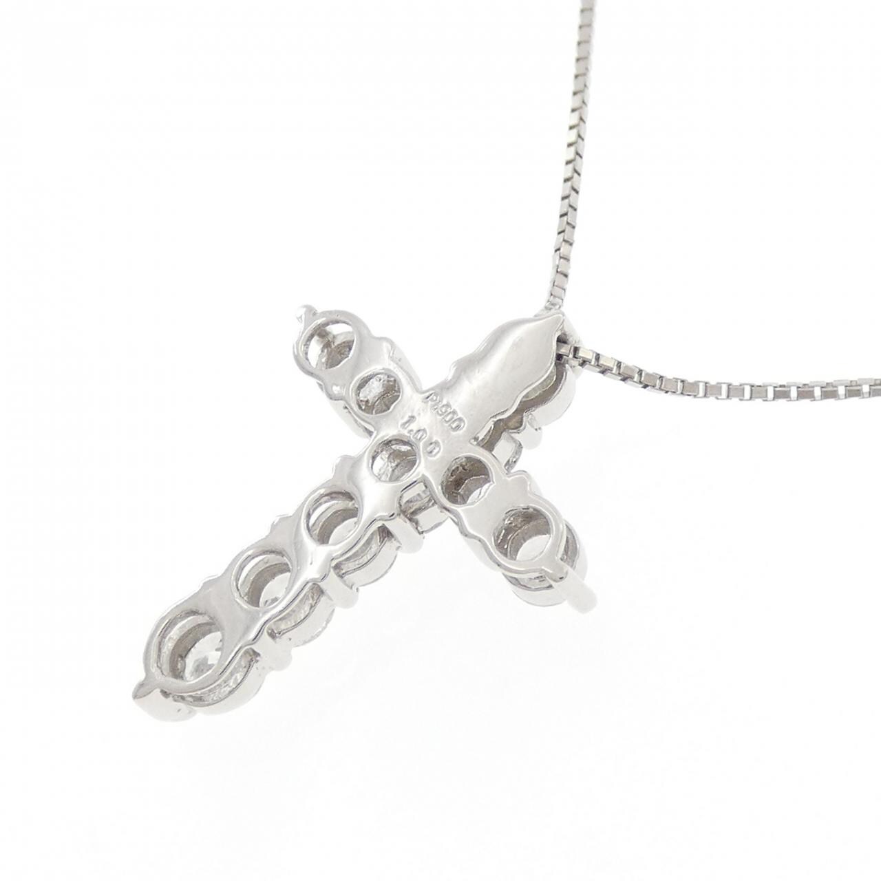 PT900/PT850 ダイヤモンド ネックレス 1.00CT