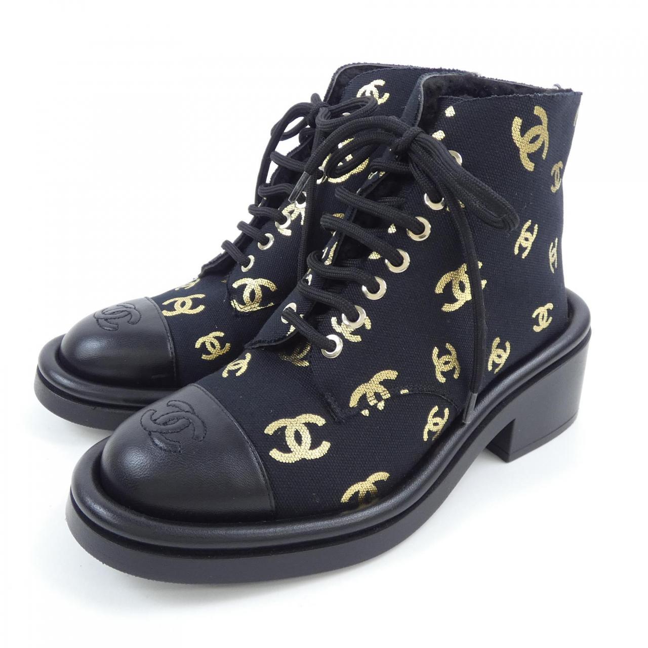 シャネル CHANEL レースアップ G39093Y56084 ブーツ