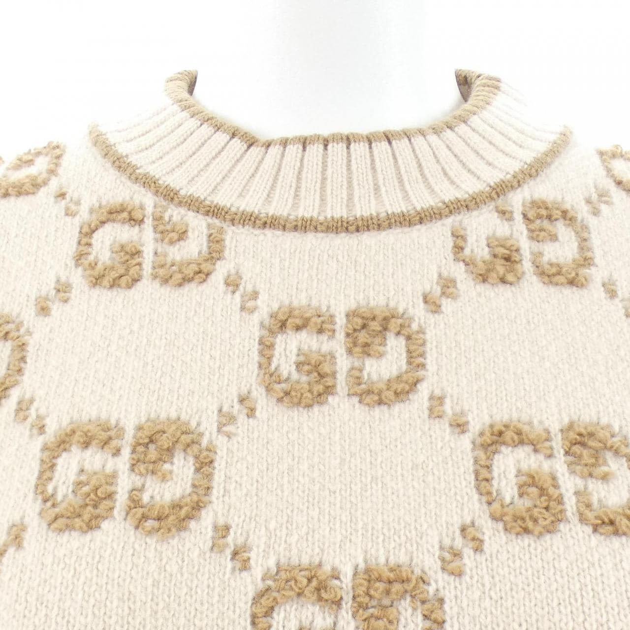 グッチ GUCCI GGブークレウールジャカードトップ 770059 XKCNA ニット