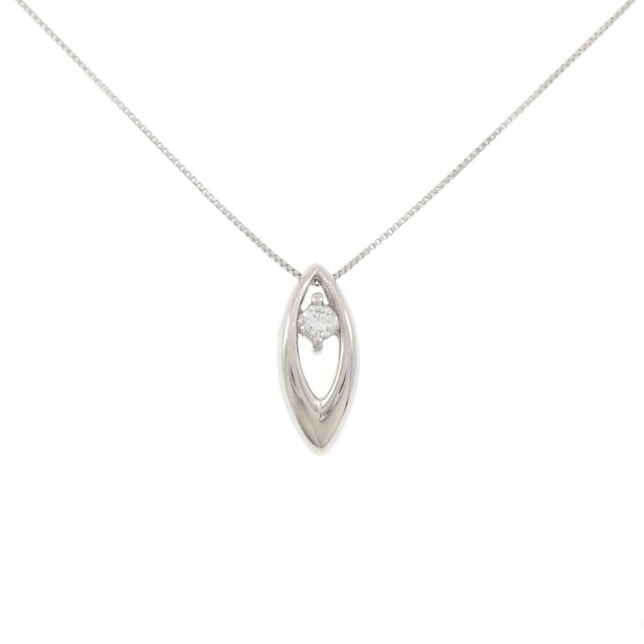 PT900/PT850 ダイヤモンド ネックレス 0.08CT