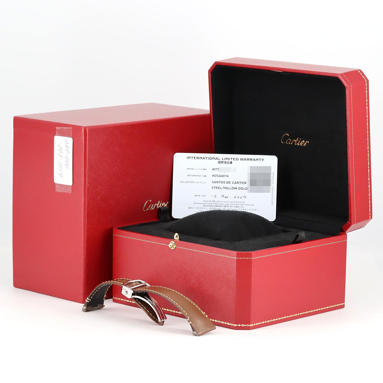 Cartier Santos de Cartier MM Combi W2SA0016 SSxYG Automatic