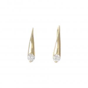 K18YG ダイヤモンド ピアス 0.10CT