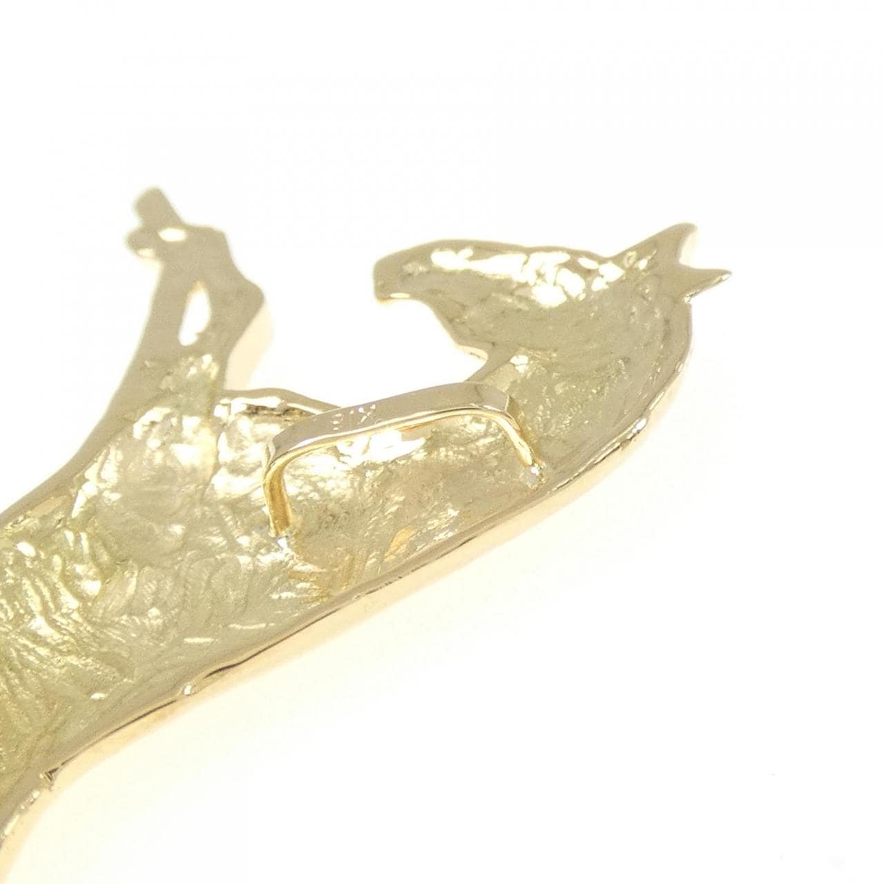 K18YG ホース ペンダント