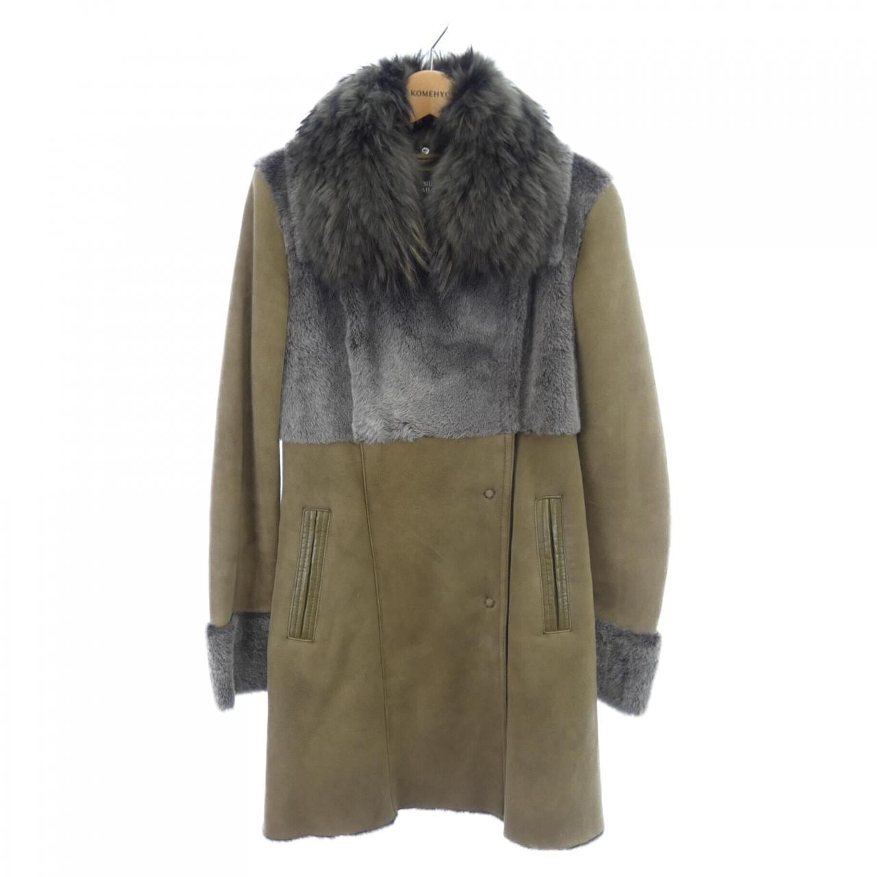 リツコ･シラハマ RITSUKO SHIRAHAMA ムートンコート