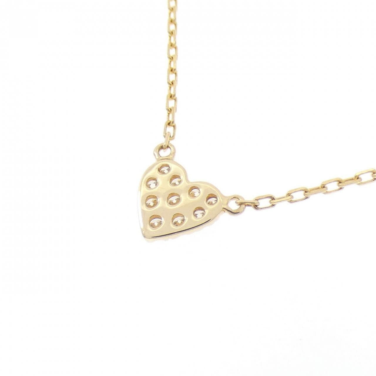 アーカー ハートパヴェ ネックレス 0.05CT