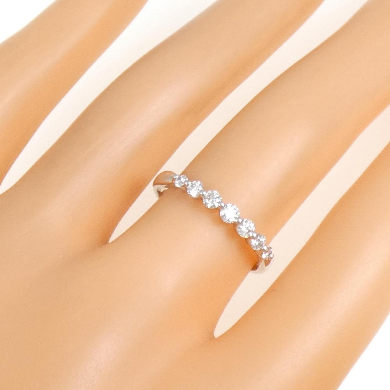 K18WG ダイヤモンド リング 0.30CT