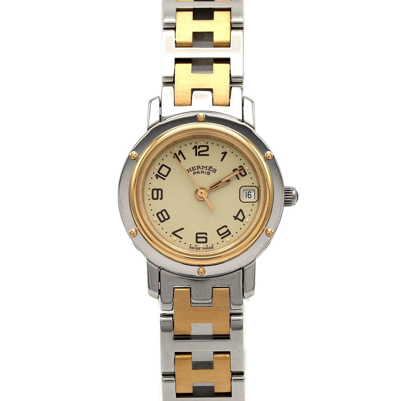 エルメス クリッパー コンビ CL4.220 SSxGP クォーツ