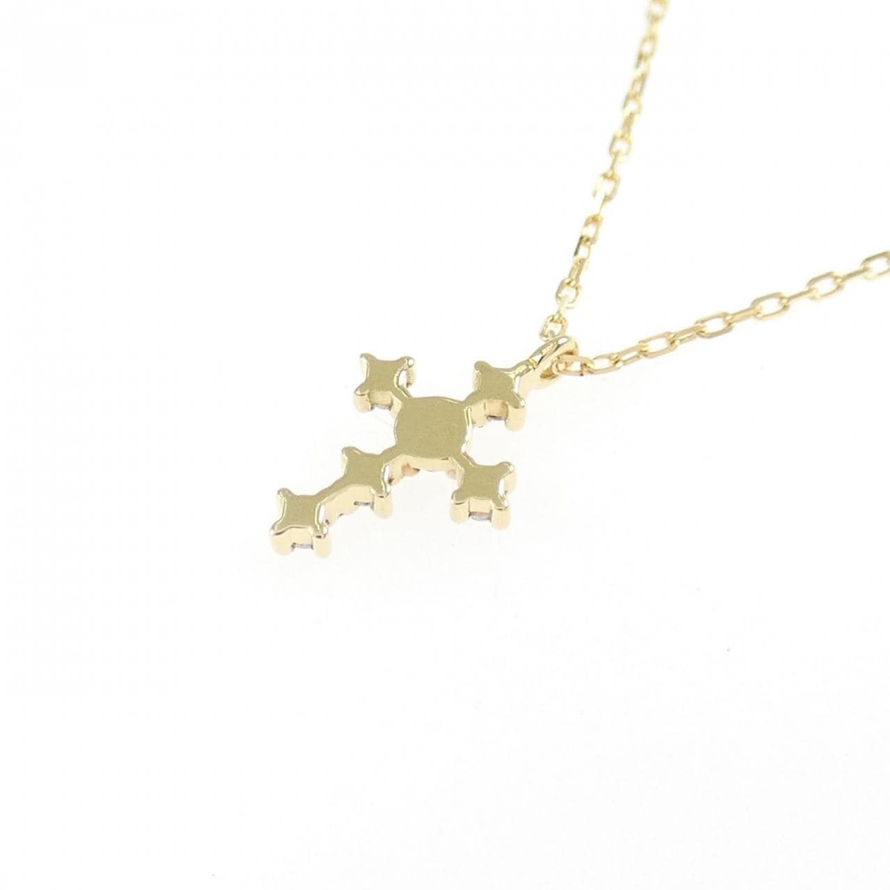 アーカー シェリークロス ネックレス 0.02CT