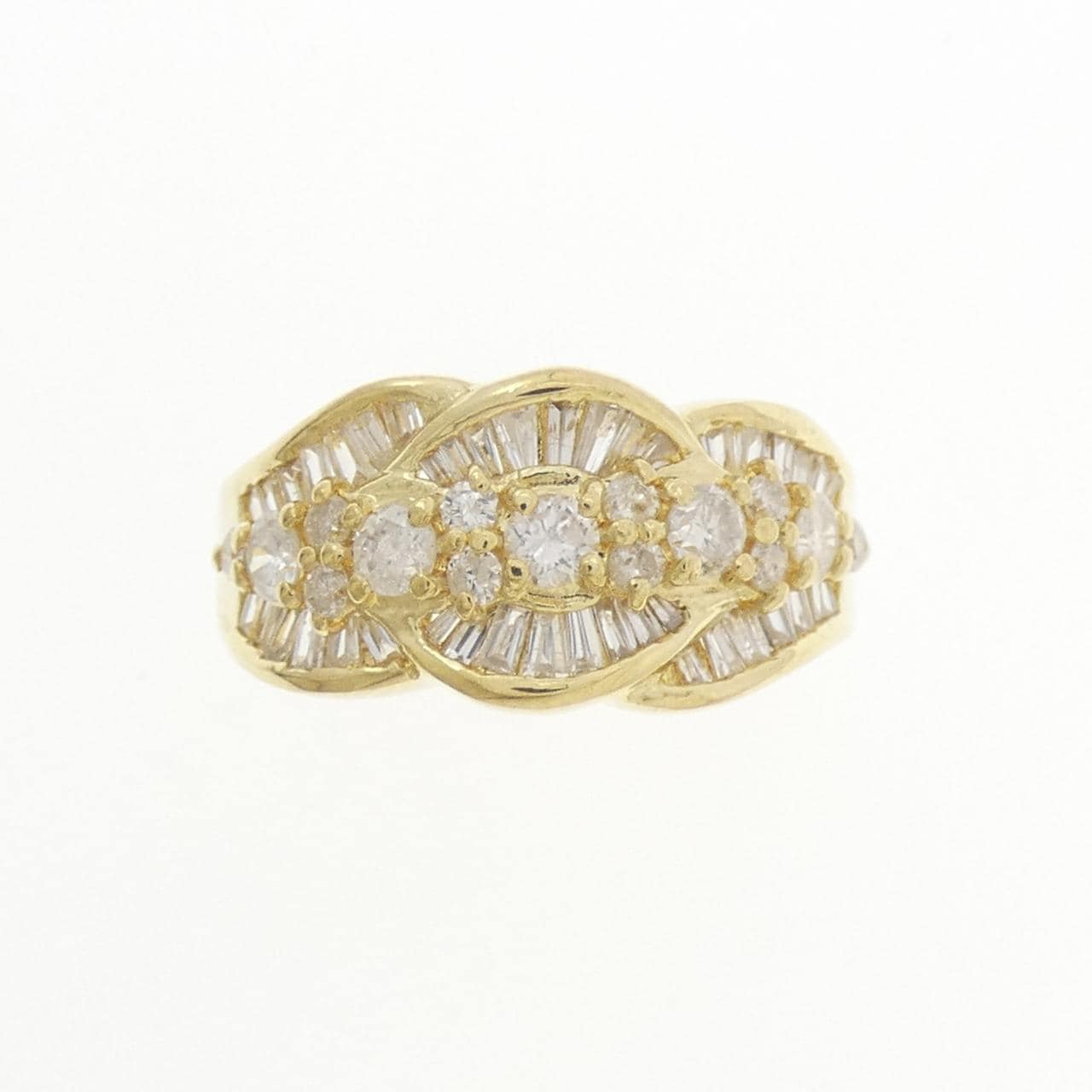 K18YG ダイヤモンド リング 1.00CT