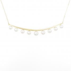 K18YG Akoya pearl necklace