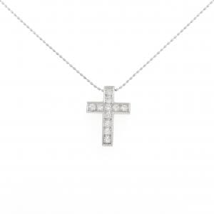 PT900/PT850 クロス ダイヤモンド ネックレス 0.30CT