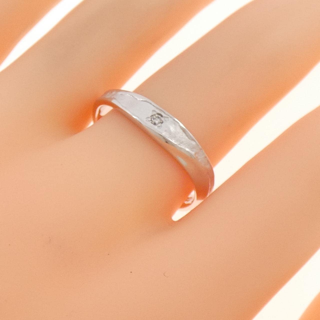 K18WG ダイヤモンド リング 0.02CT