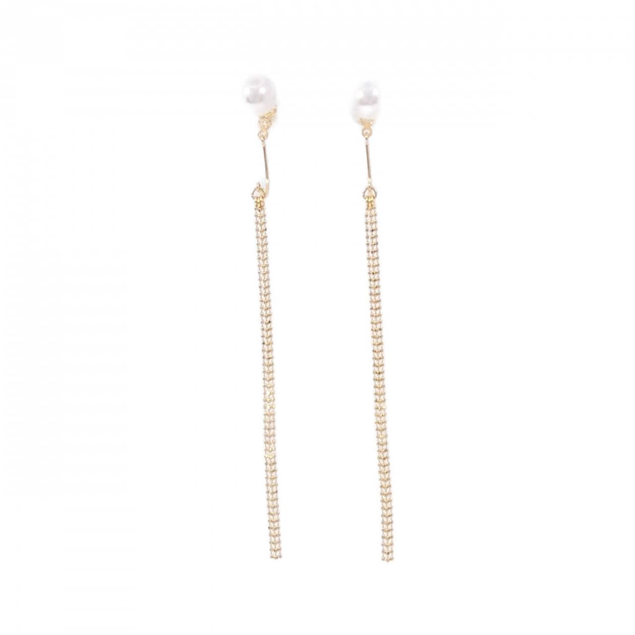 K18YG アコヤパール ピアス 6.1mm