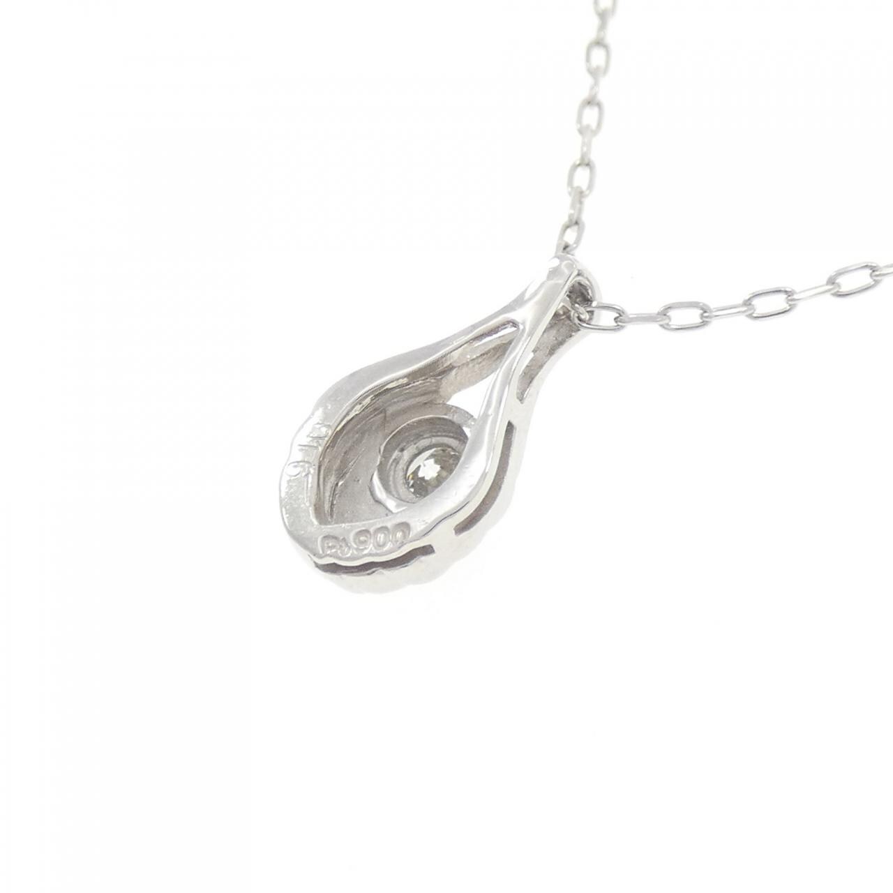 PT900/PT850 ダイヤモンド ネックレス 0.16CT