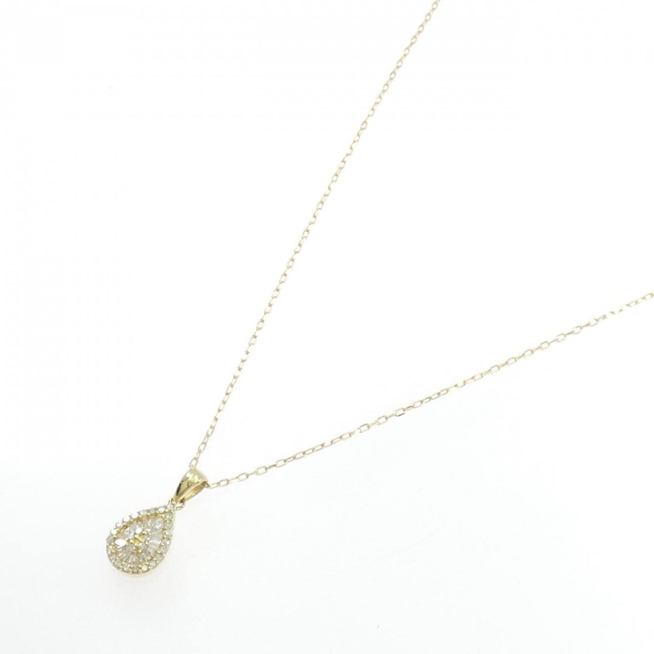 K18YG ダイヤモンド ネックレス 0.20CT