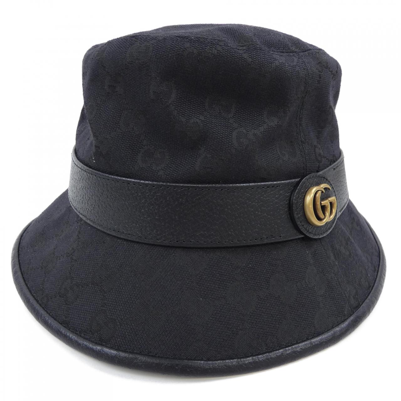 グッチ GUCCI ダブルG付き GGキャンバス バケットハット 576587 4HG53 ハット