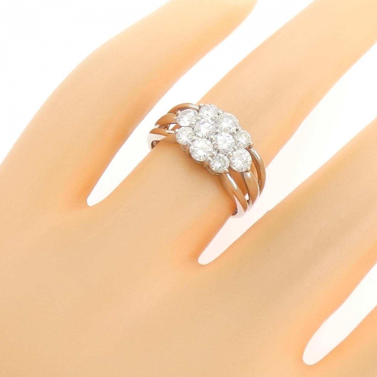 PT900 ダイヤモンド リング 1.00CT