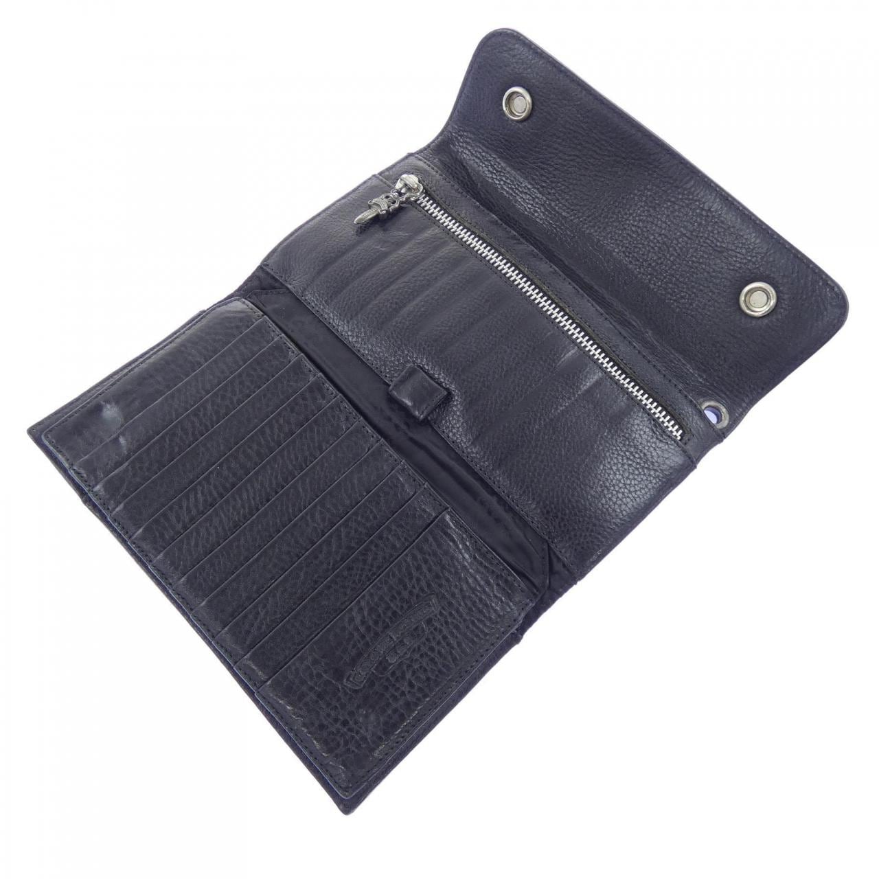 クロムハーツ CHROME HEARTS WAVE CROSS BTN　ウェーブ クロスボタン 2246 304 0501 0900 WALLET