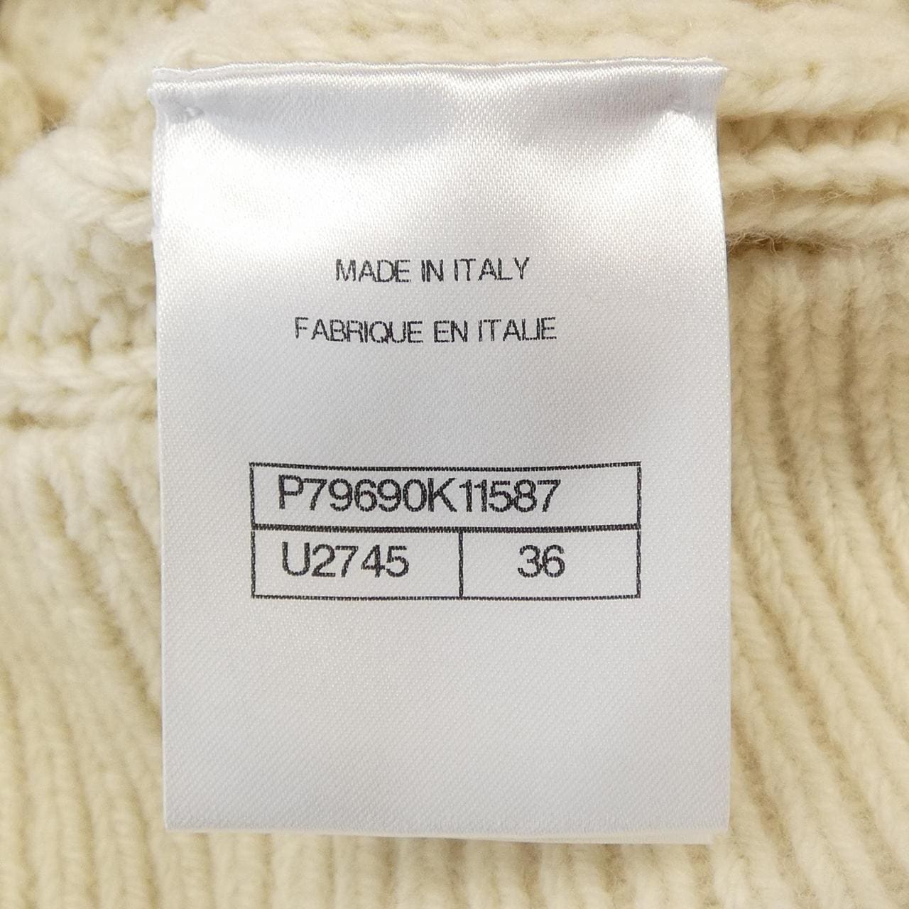 シャネル CHANEL COCO NEIGE P79690K11587 25N ニット