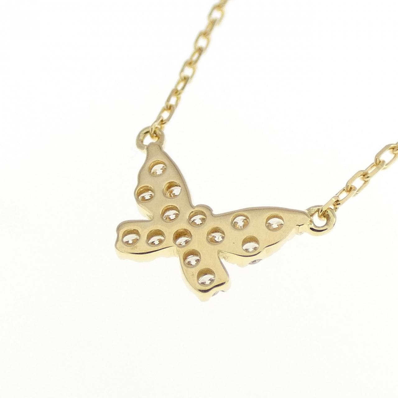 アーカー バタフライ ネックレス 0.06CT