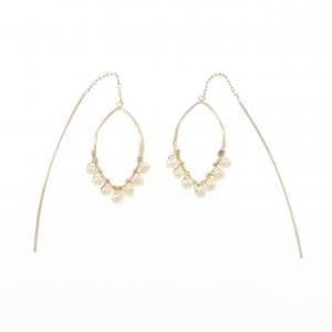 アガット 淡水パール ピアス