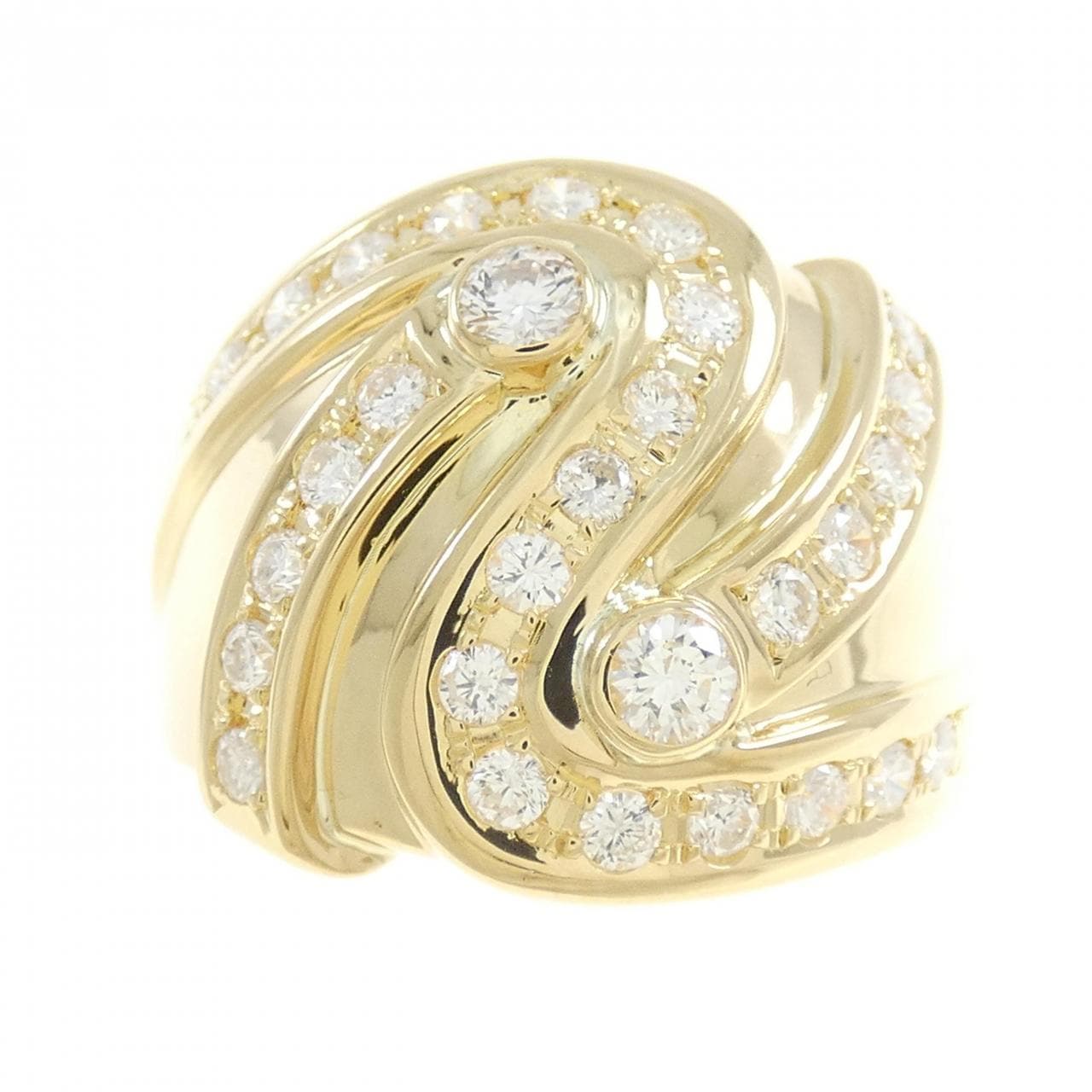 K18YG ダイヤモンド リング 0.71CT