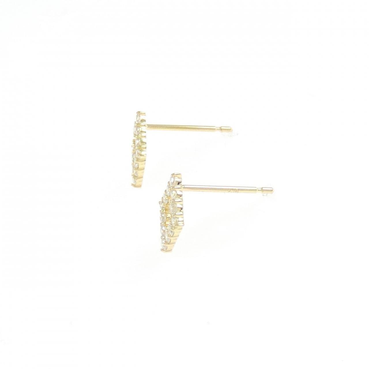 【リメイク】K18YG ダイヤモンド ピアス 0.20CT