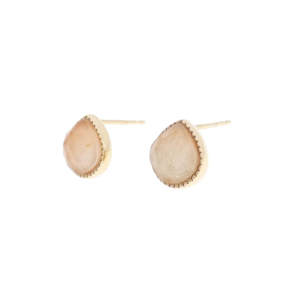 アガット ルチルクオーツ ピアス