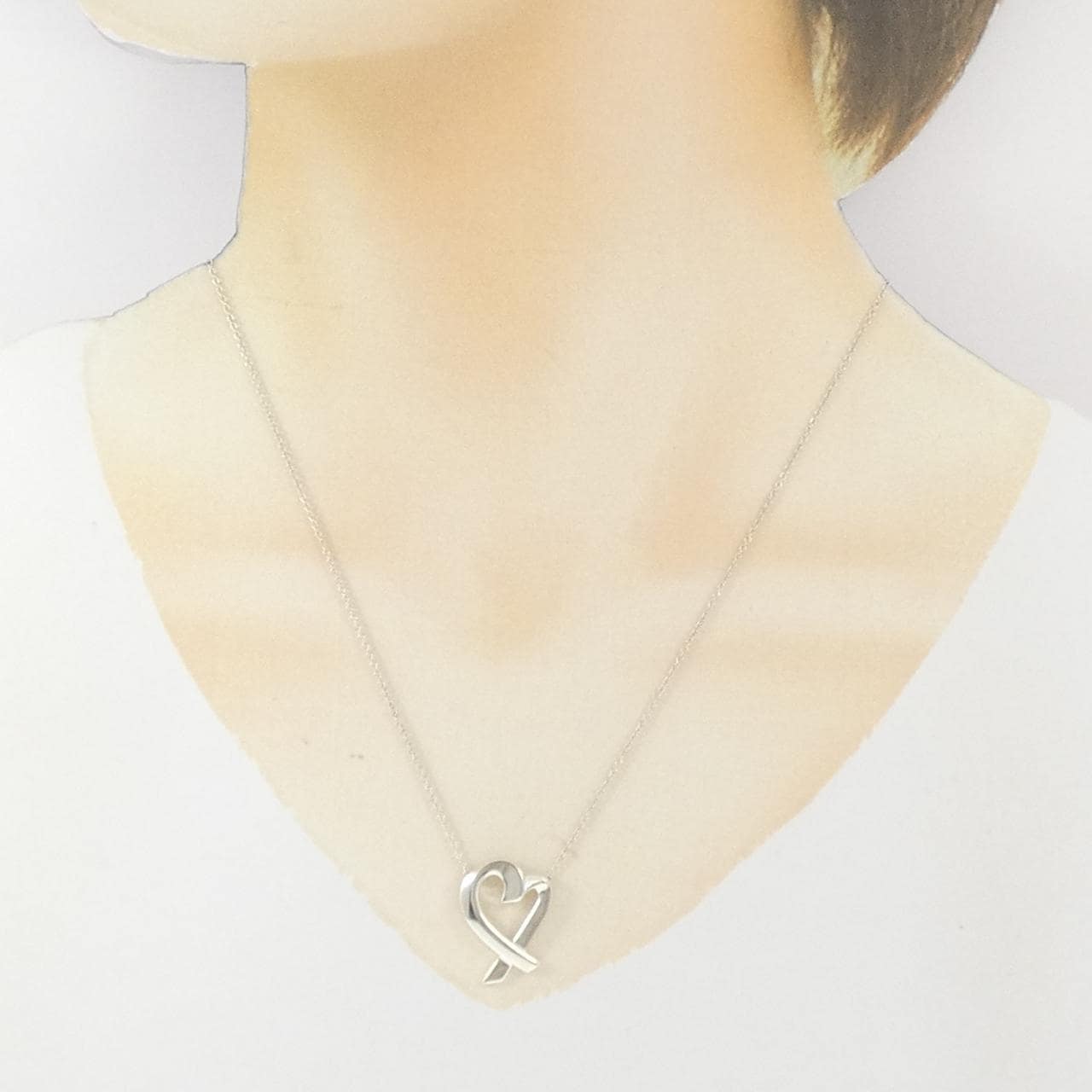 ティファニー ラビングハート ネックレス