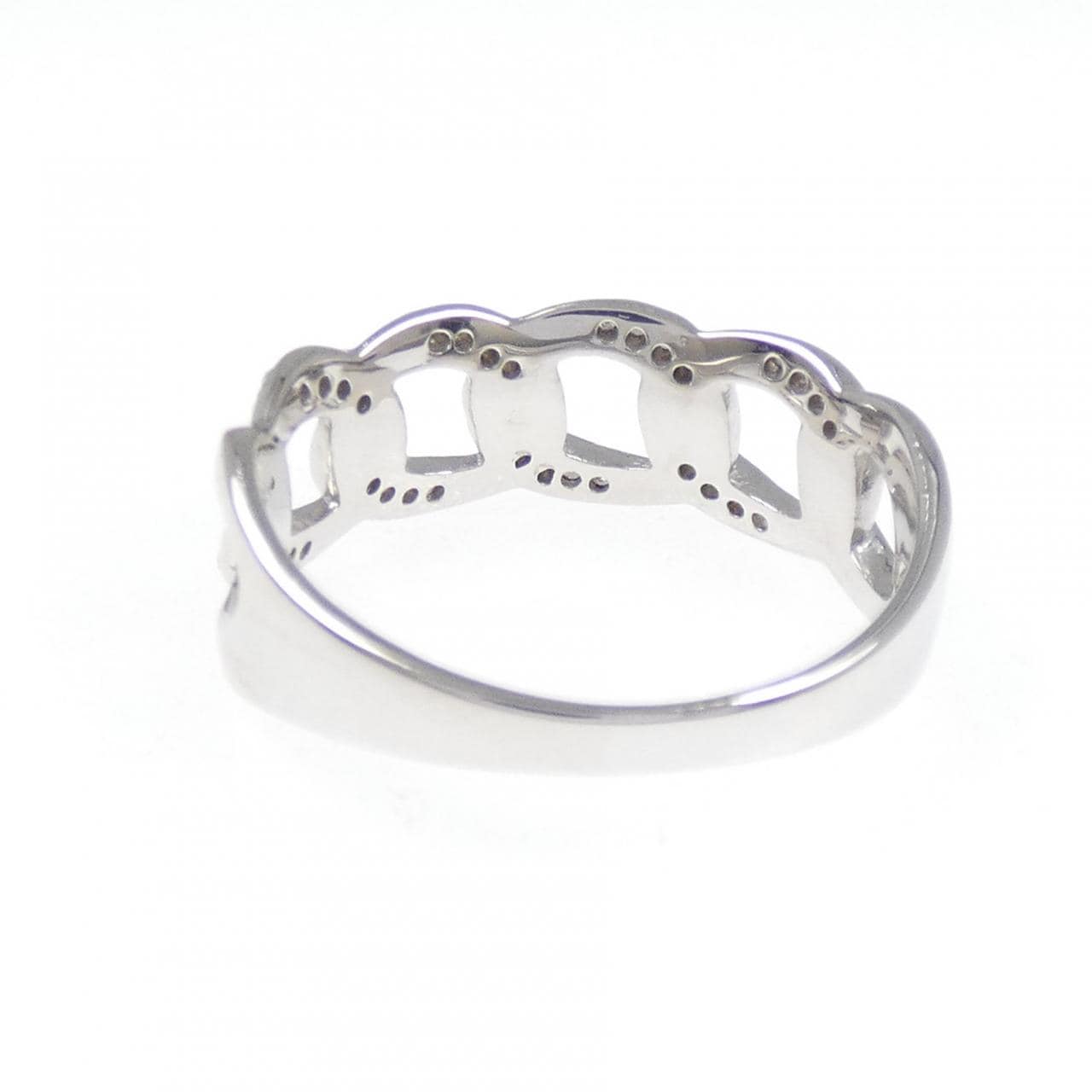 PT950 ダイヤモンド リング 0.12CT