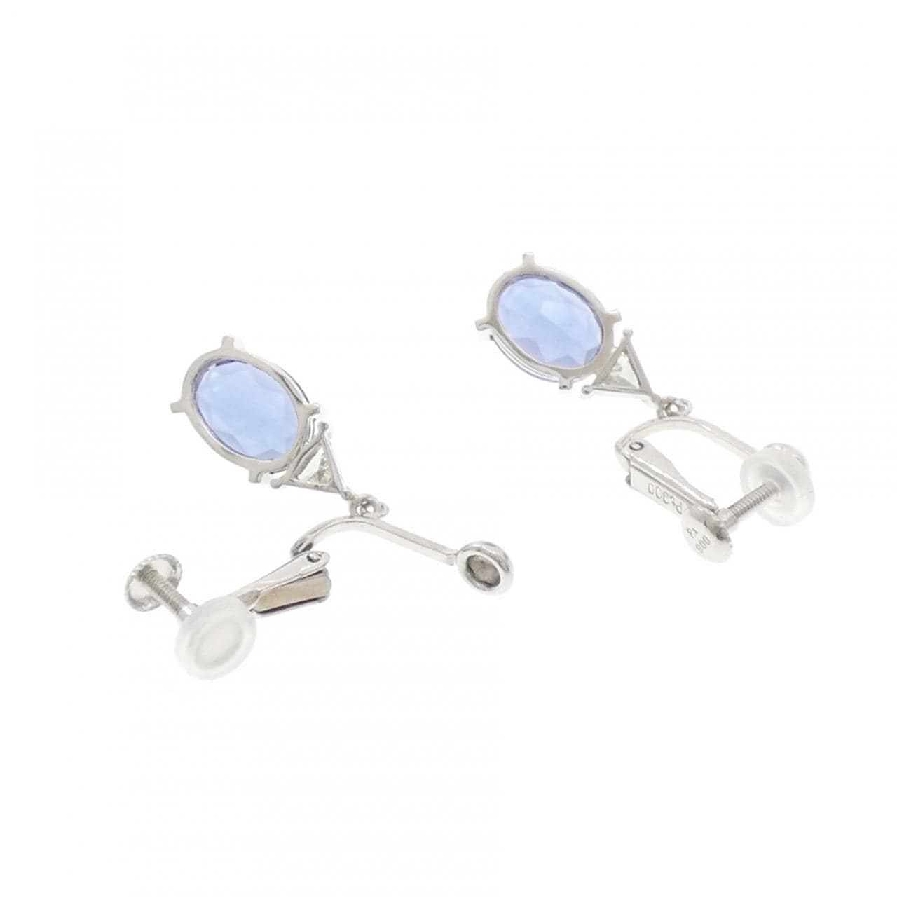 PT900 タンザナイト イヤリング 4.12CT