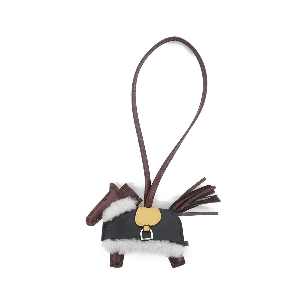 【未使用品】エルメス ロデオ ロベオ プルシュ バッグチャーム PM 087387CK