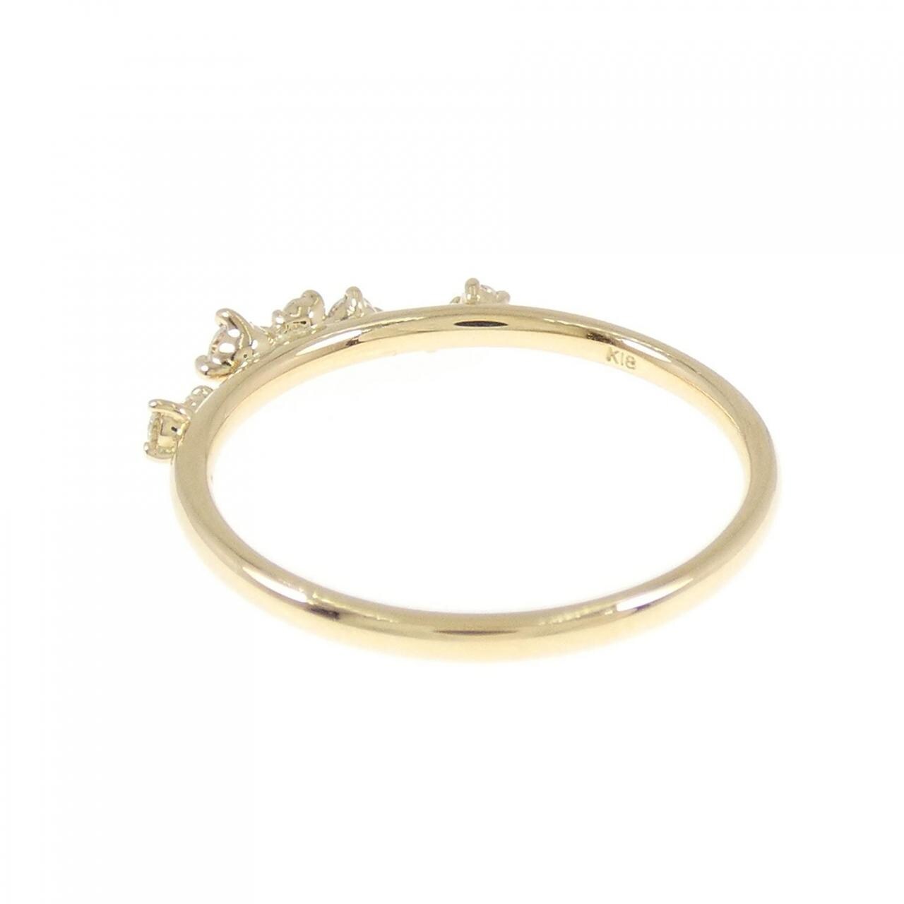 K18YG ダイヤモンド リング 0.12CT
