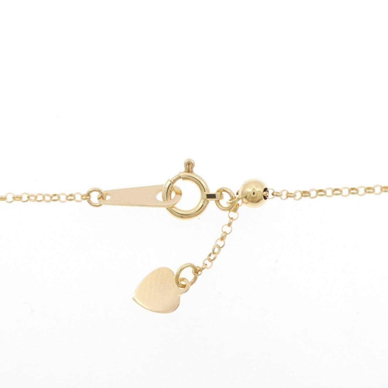 K18YG ダイヤモンド ネックレス 0.12CT