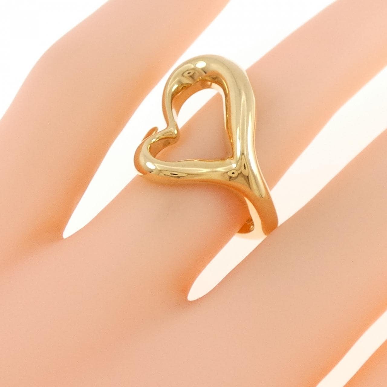 【ヴィンテージ】ティファニー オープンハート リング