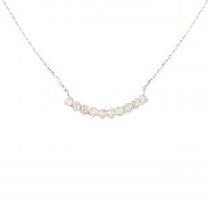 K18PG ダイヤモンド ネックレス 0.20CT
