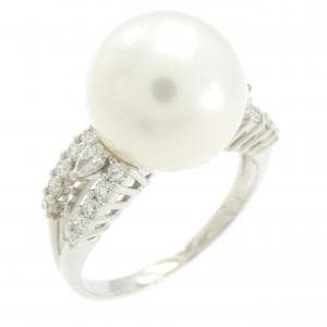 White Butterfly Pearl ring