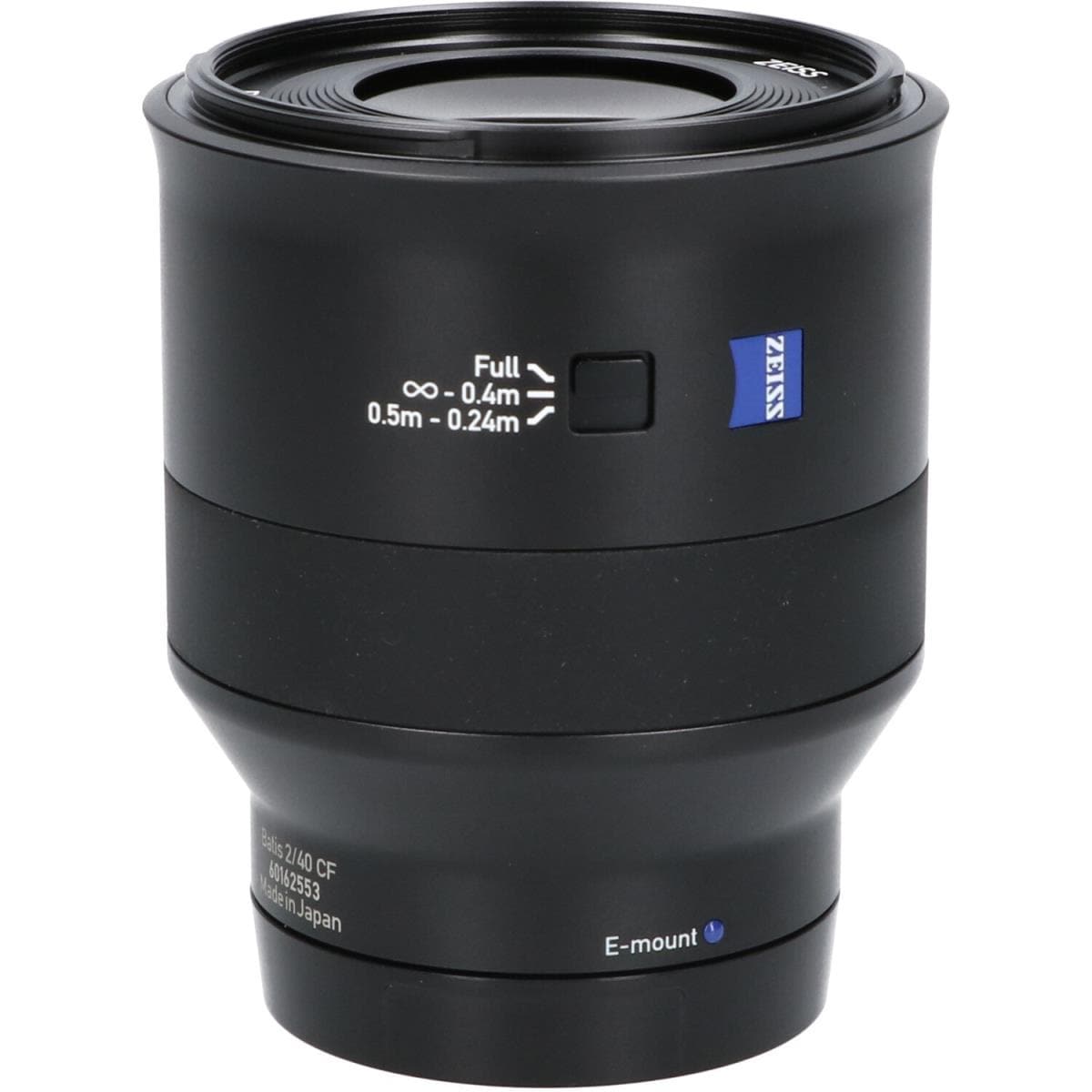 ＣＡＲＬ　ＺＥＩＳＳ　ＢＡＴＩＳ４０ｍｍ　Ｆ２ＣＦ　ソニーＥ用