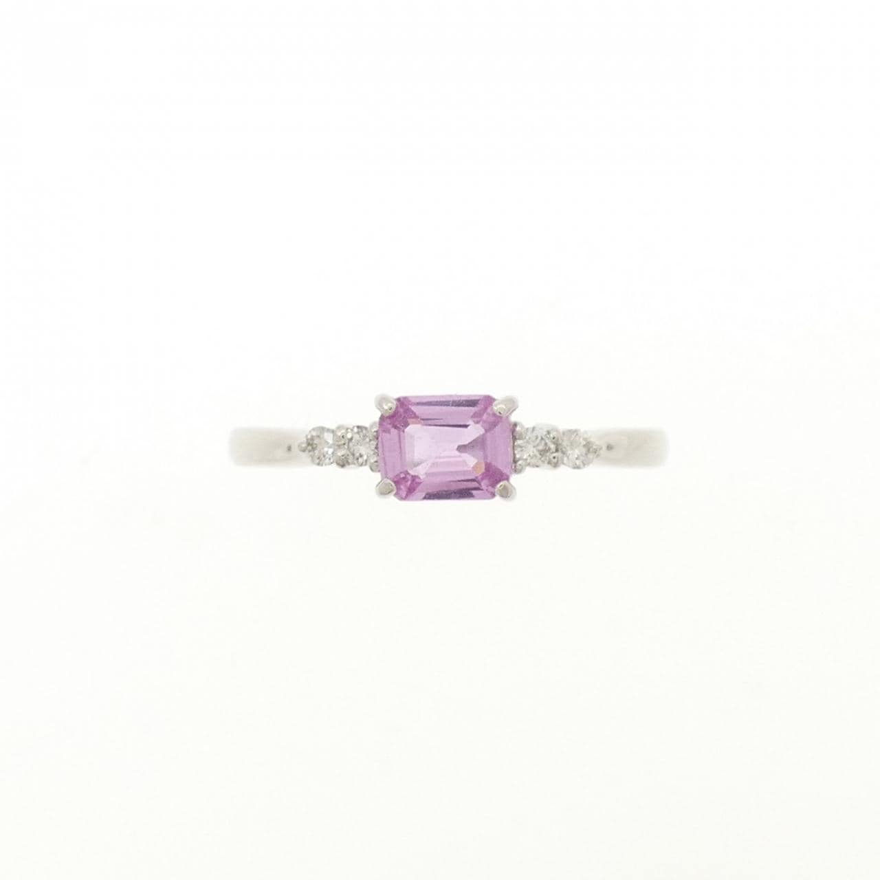 【リメイク】PT900 サファイヤ リング 0.45CT
