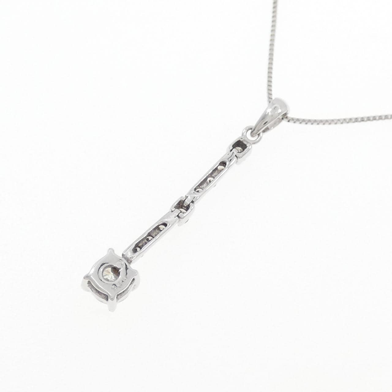 K14WG/K18WG ダイヤモンド ネックレス 0.28CT