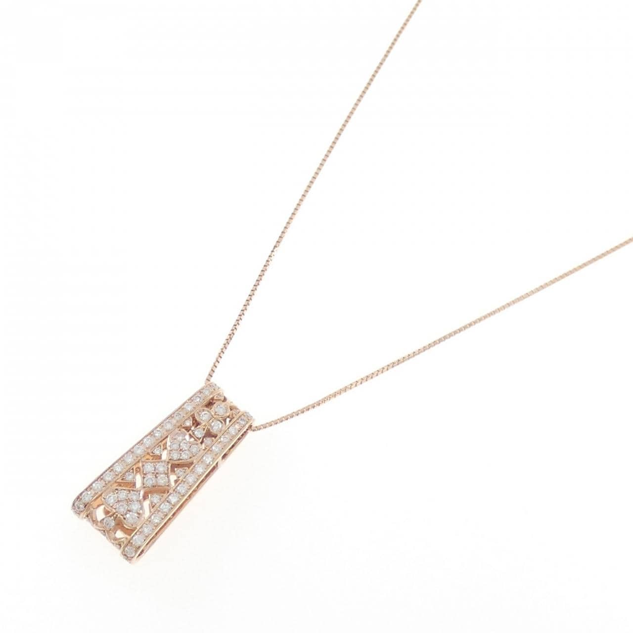 K18PG ダイヤモンド ネックレス 0.60CT