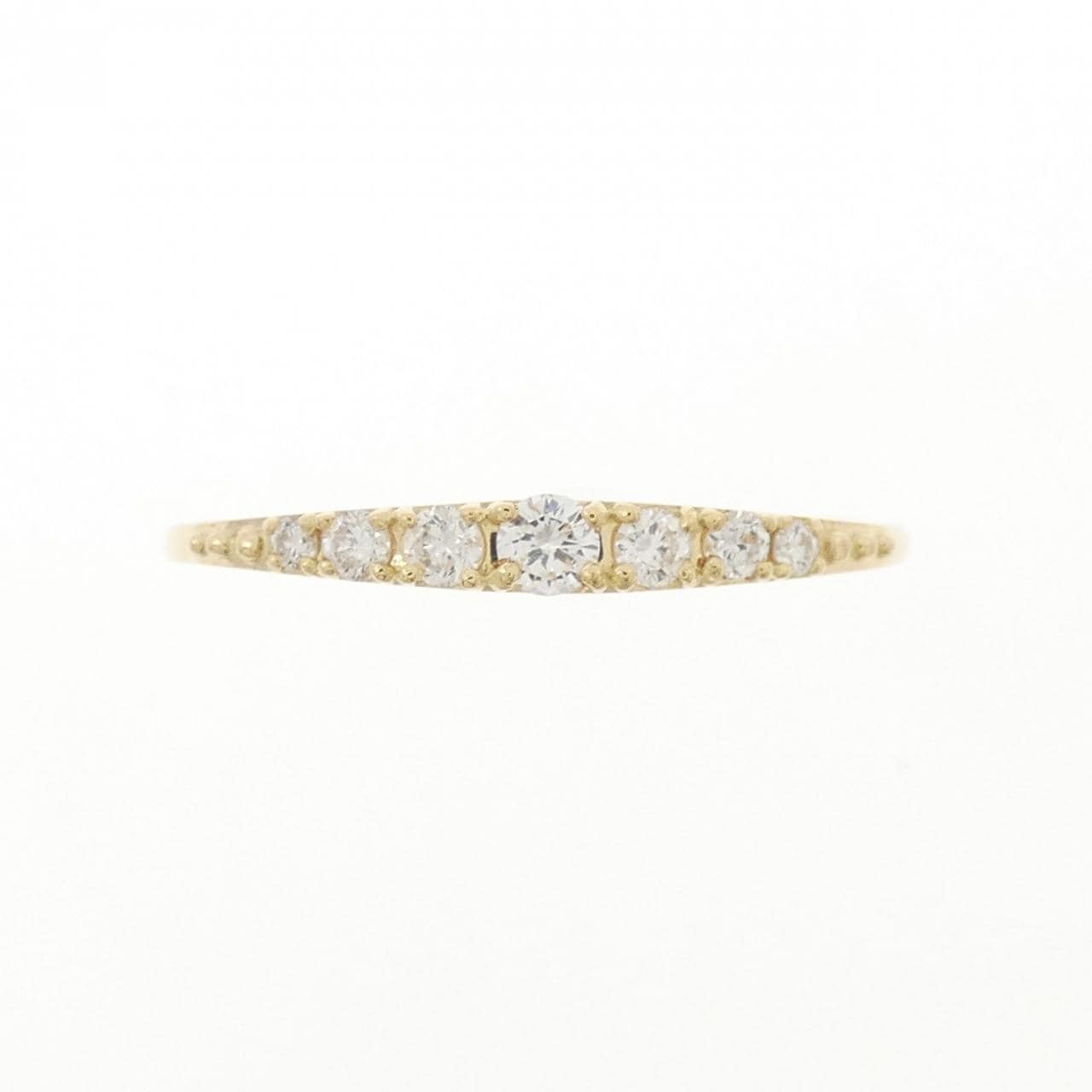 【リメイク】K18YG ダイヤモンド リング 0.15CT