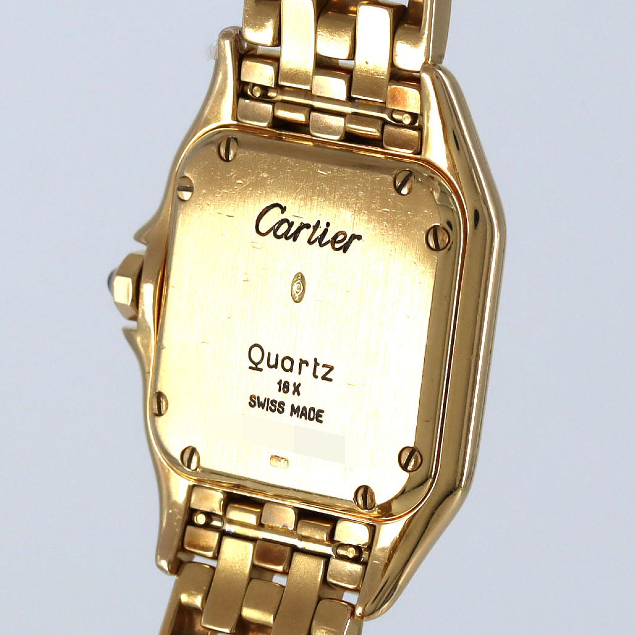 【ノーメンテナンス還元価格】カルティエ パンテールSM YG 84783747 YG クォーツ