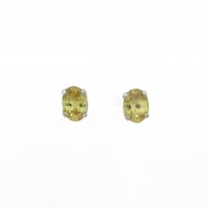 【新品】PT900 スフェーン ピアス 0.35CT
