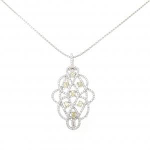 K18WG ダイヤモンド ネックレス 0.602CT