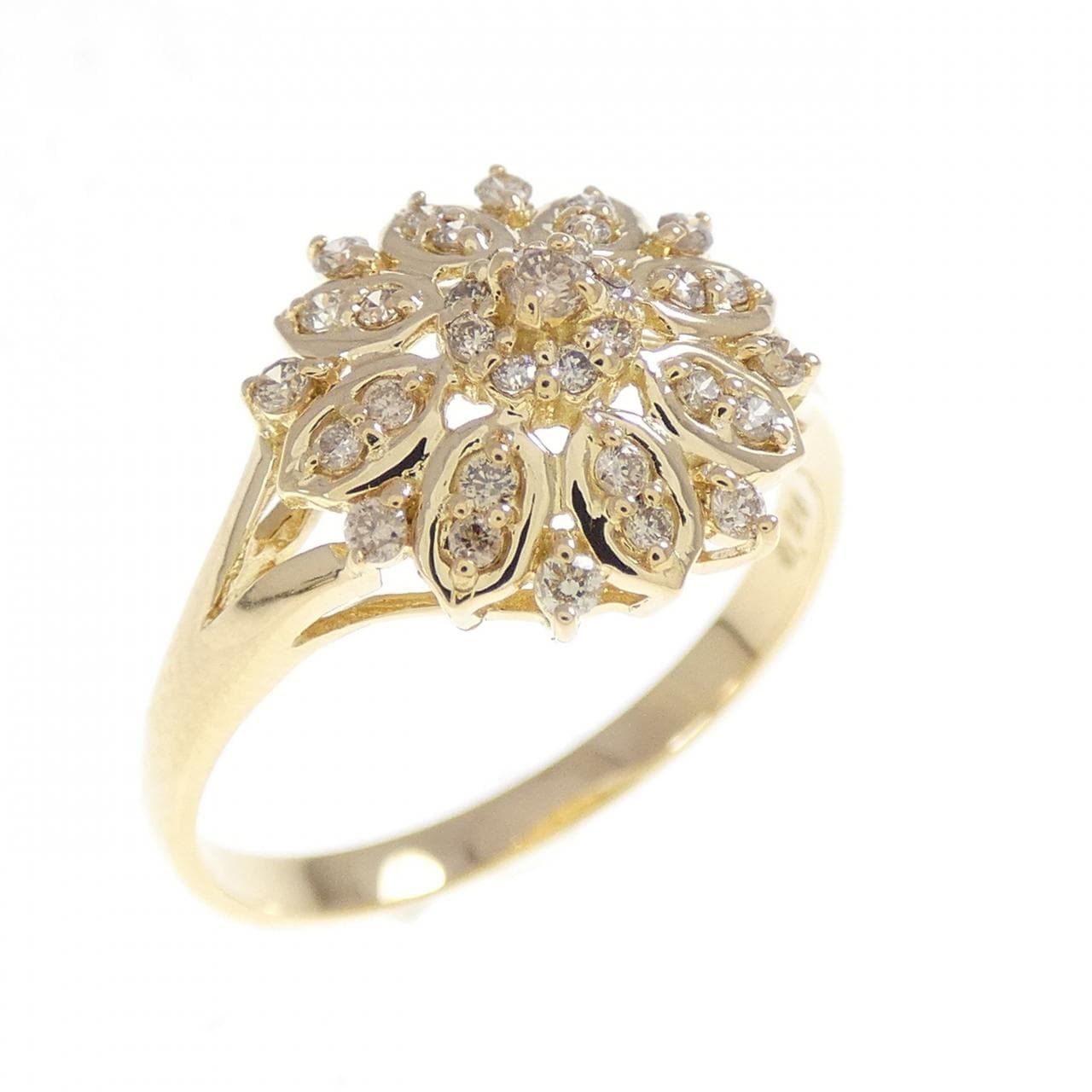K18YG ダイヤモンド リング 0.20CT