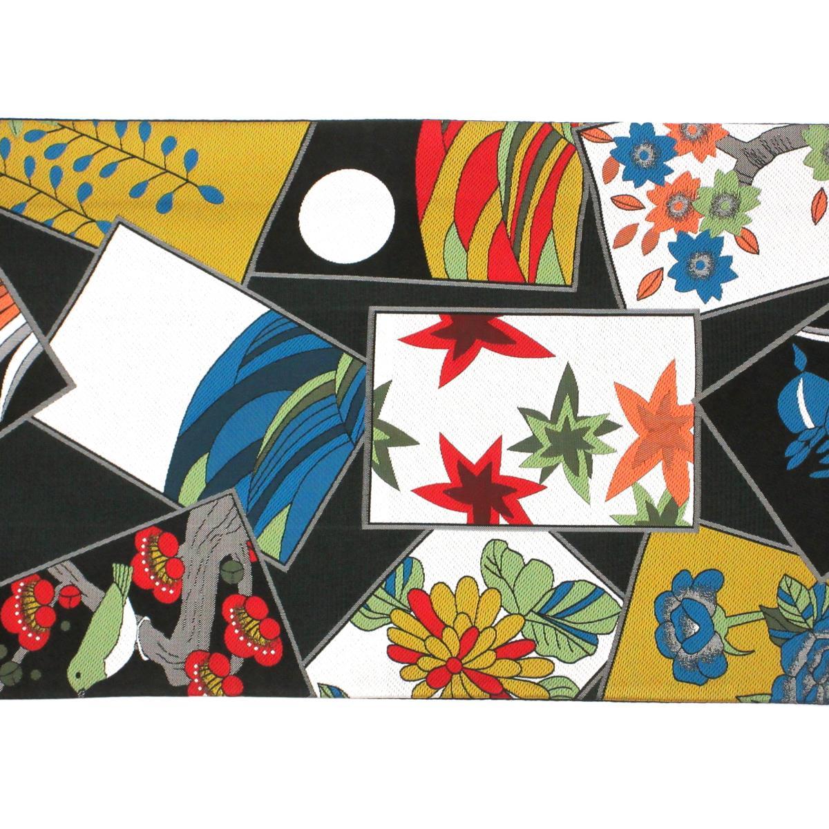 名古屋帯　京袋　全通柄